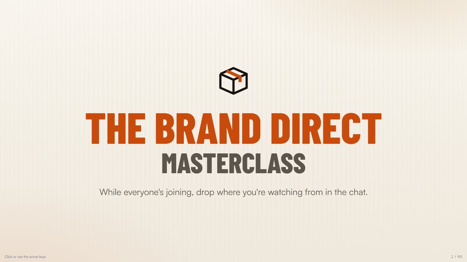 Webinar presentation preview